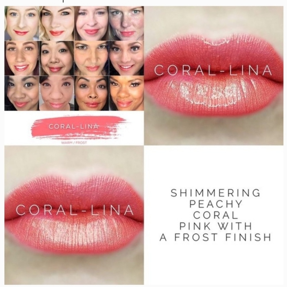 LipSense Coral-Lina Brand New/Sealed